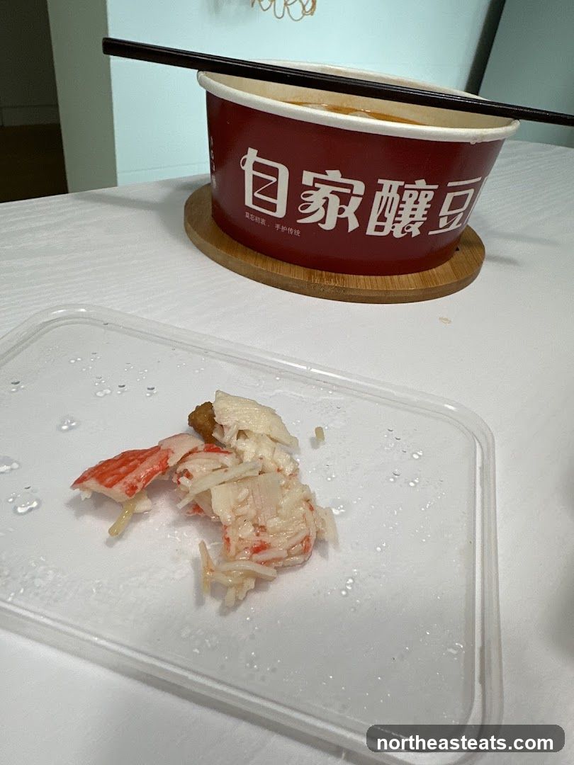 Crab Salad and Noodle Bowl