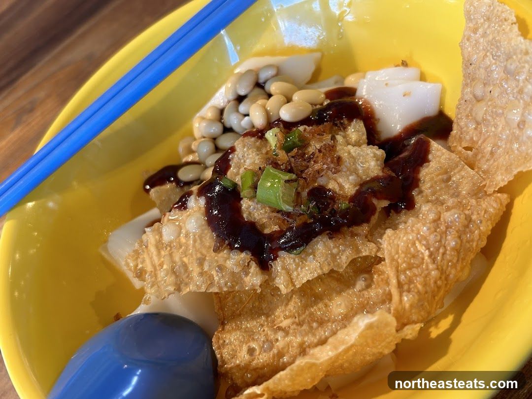 Chee Cheong Fun with Toppings