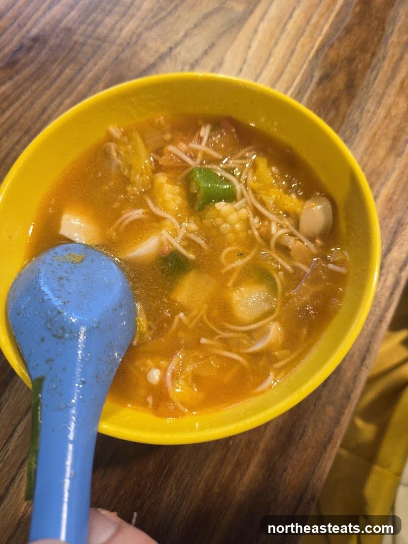 Soup with Vegetables and Noodles