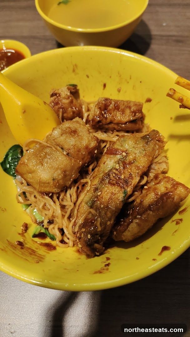 Noodles with Fried Items