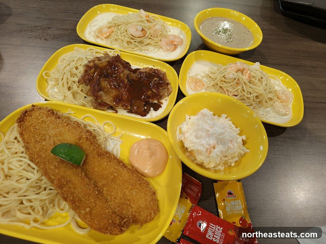 Assorted Pasta Dishes and Sides