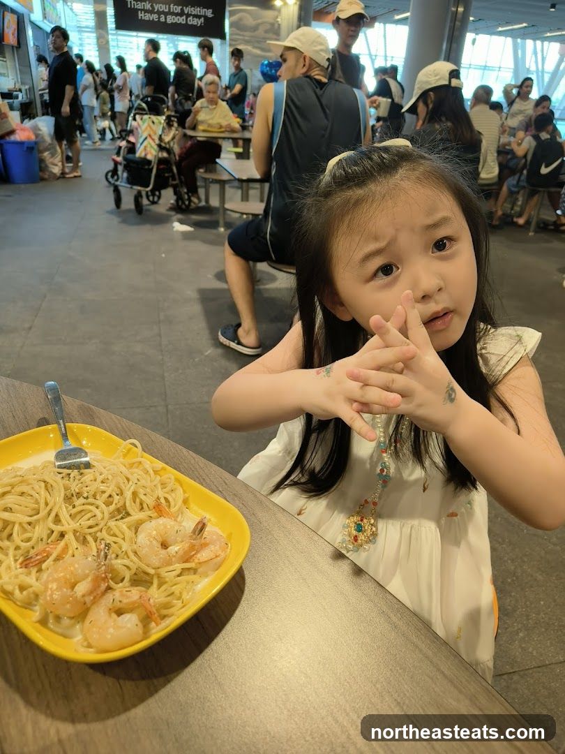 Girl with Pasta