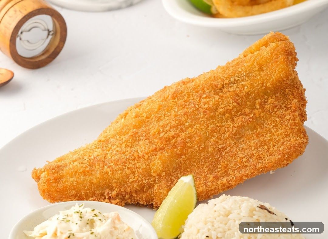 Fried Fish with Rice and Coleslaw
