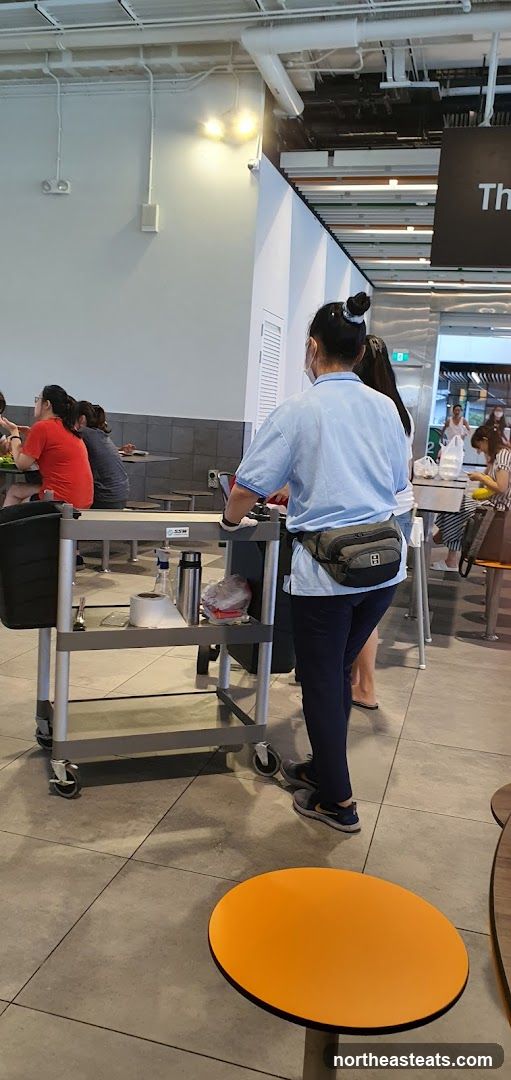 Staff with Cleaning Cart
