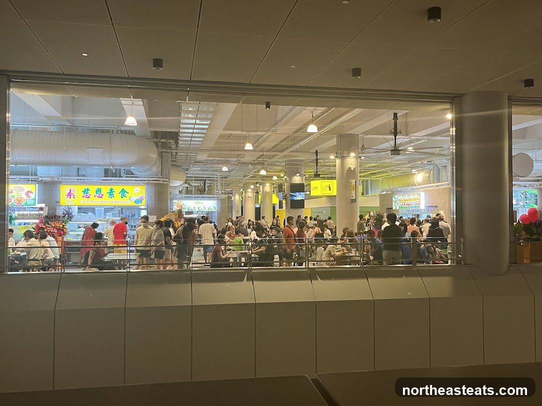 Busy Food Court
