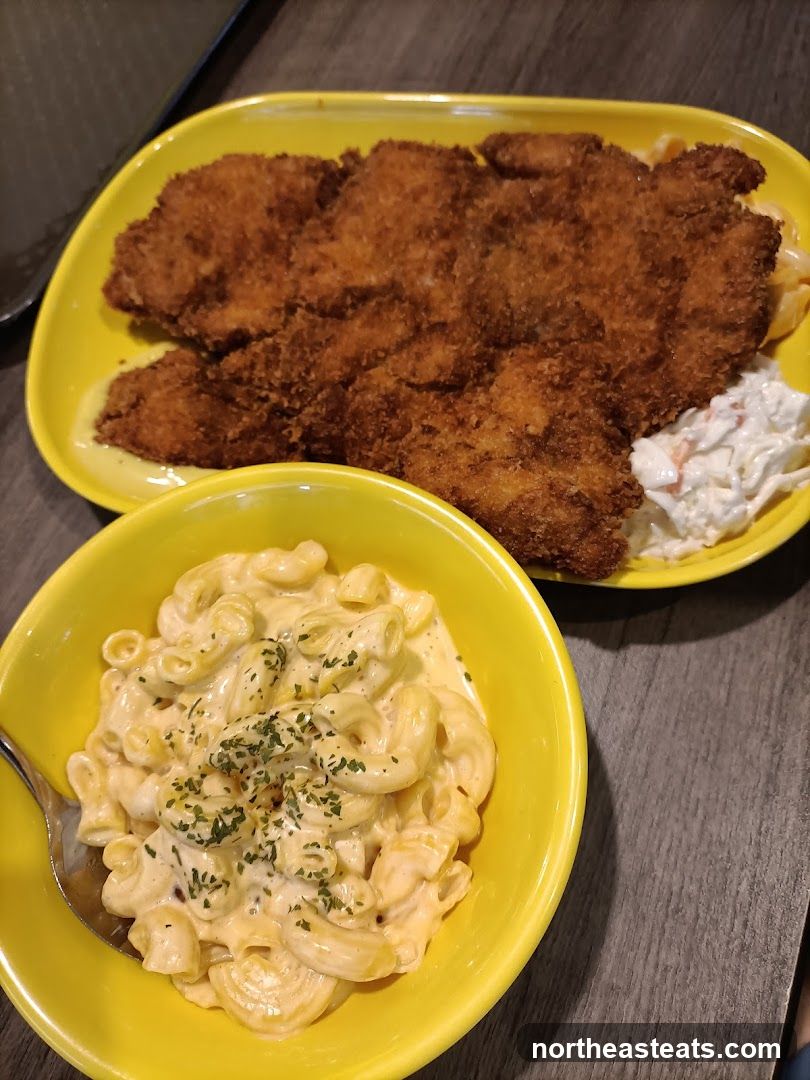 Fried Chicken and Macaroni and Cheese