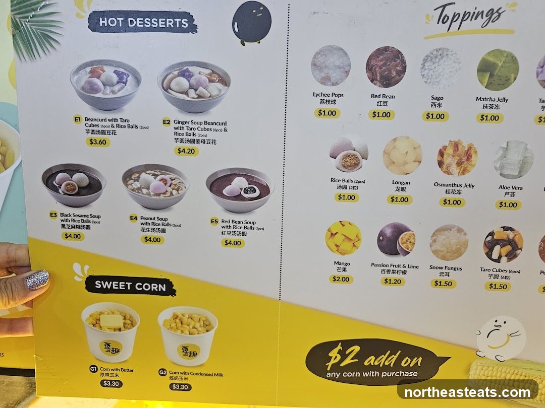Hot Desserts and Toppings
