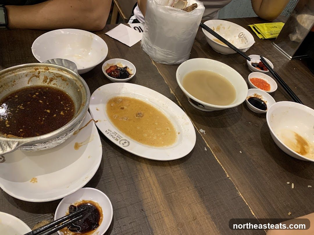 Table after a meal