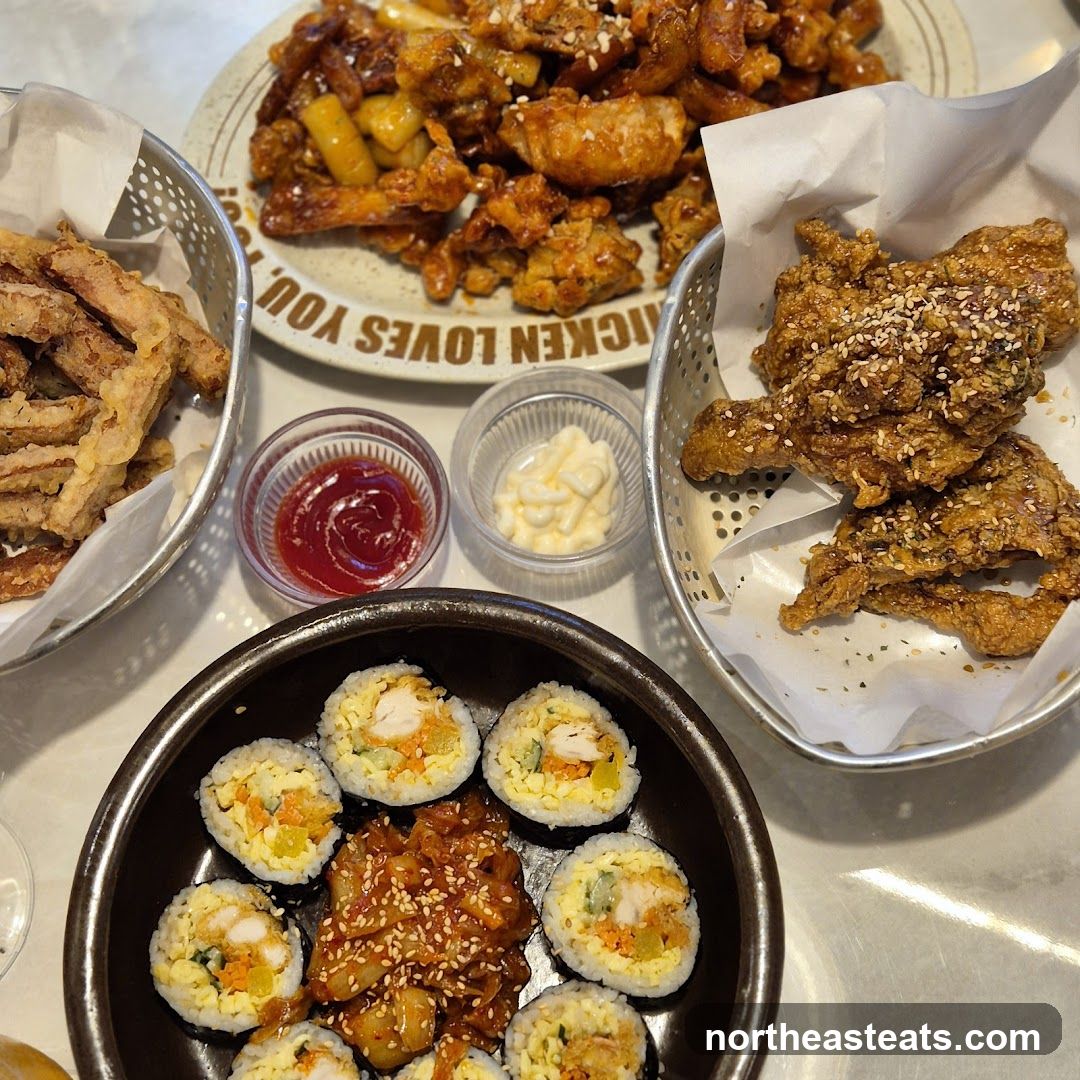 Fried Chicken and Korean Food