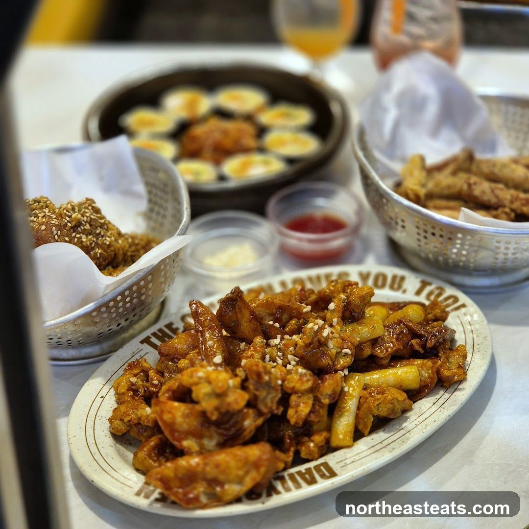 Fried Chicken and Tteokbokki
