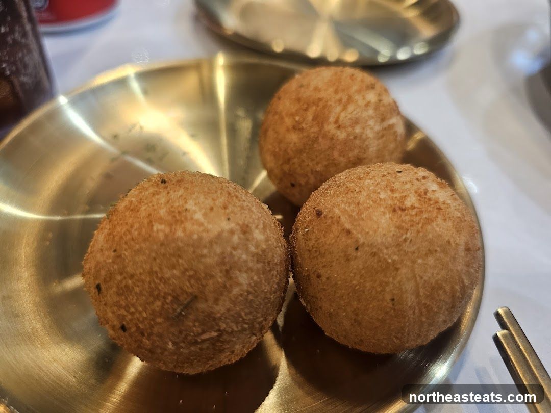 Fried Balls on a Plate