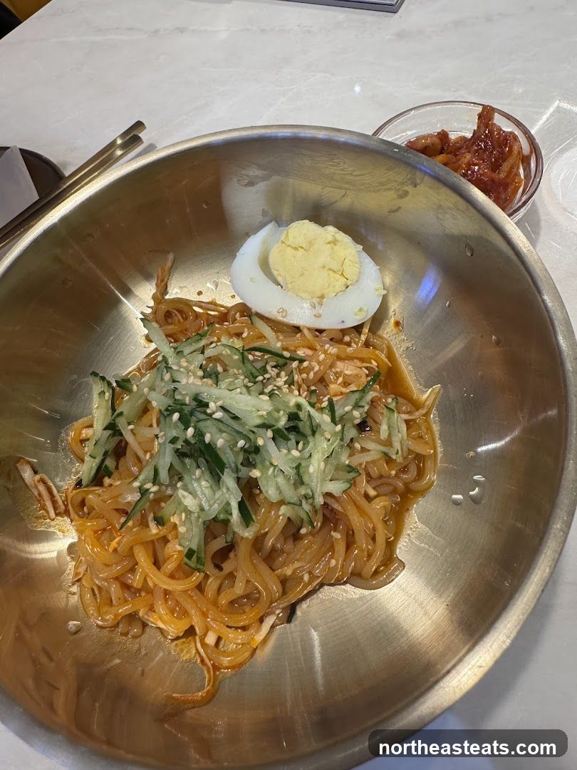 Noodles with Egg and Cucumber