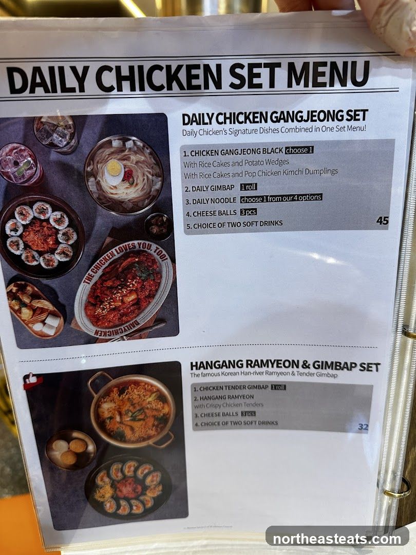 DAILY CHICKEN SET MENU