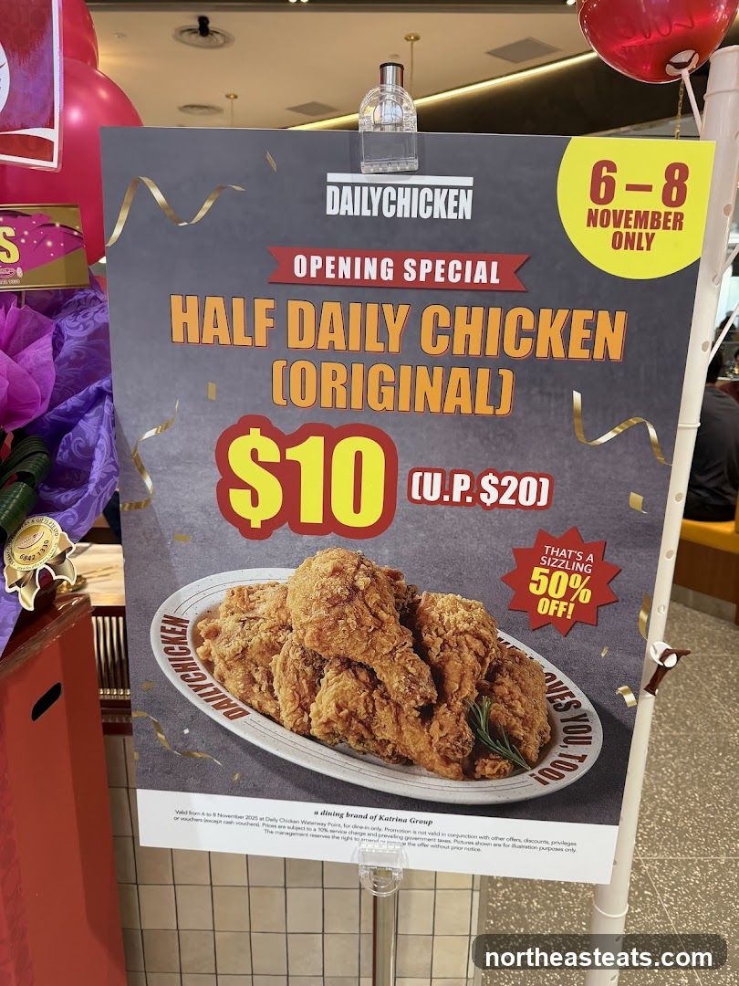 Daily Chicken Opening Special