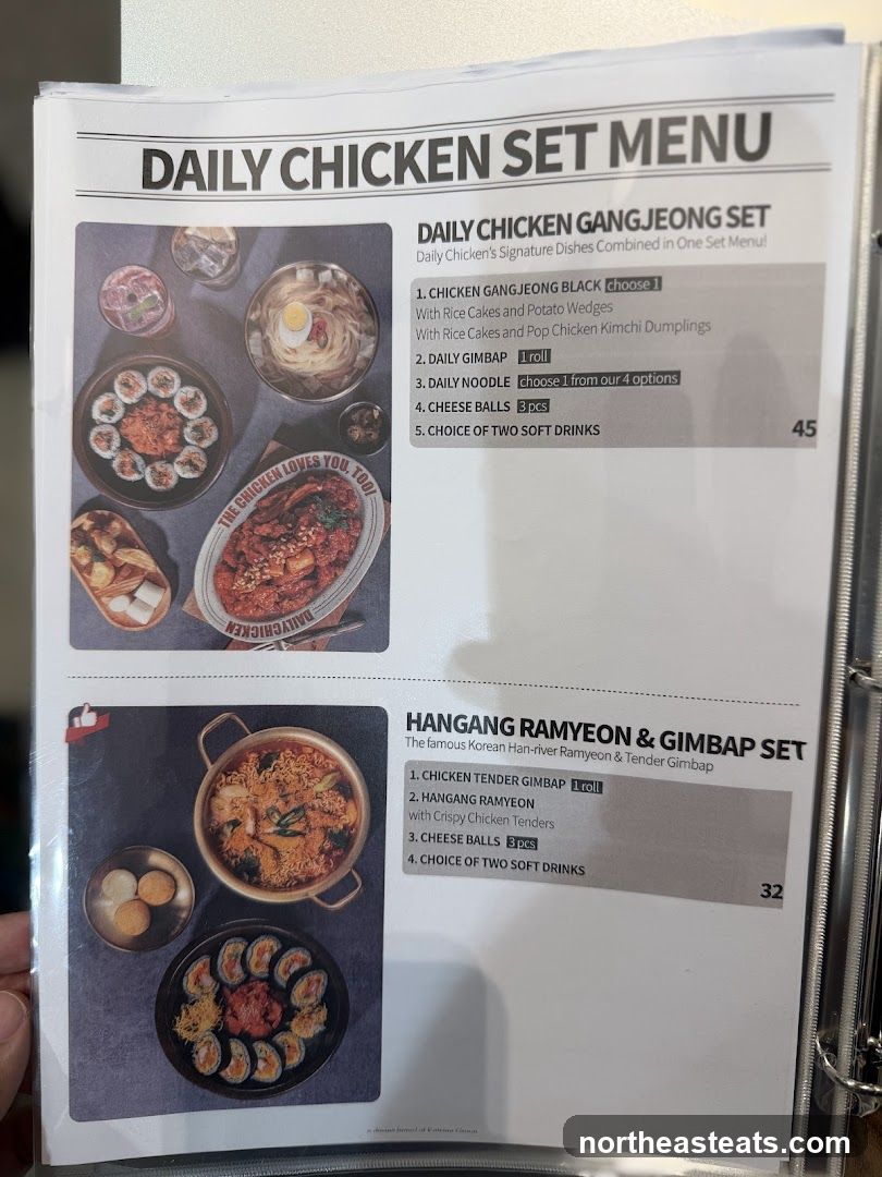 DAILY CHICKEN SET MENU