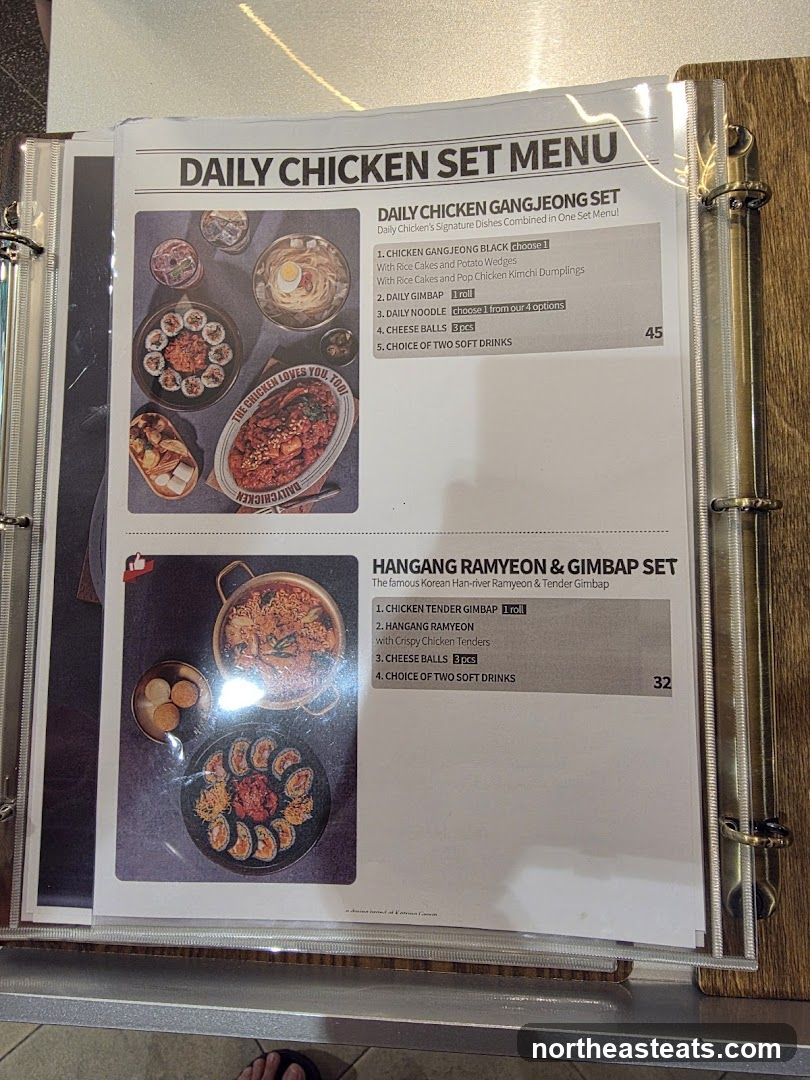 DAILY CHICKEN SET MENU