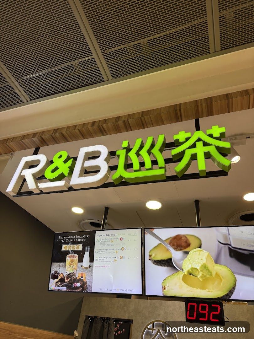 R&B Tea Shop Menu