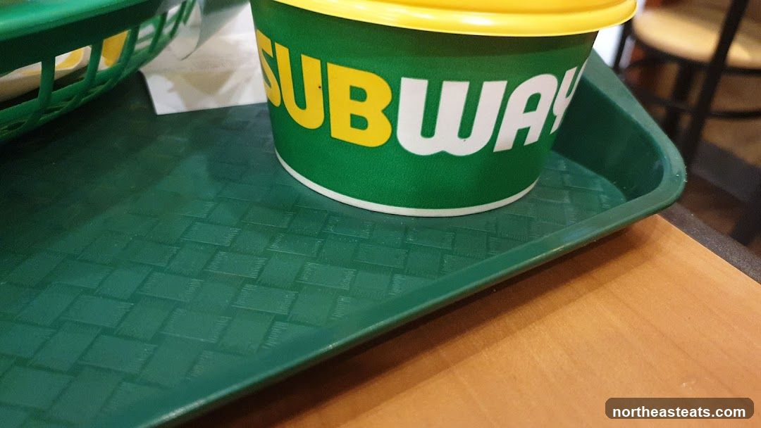 Subway Cup on Tray