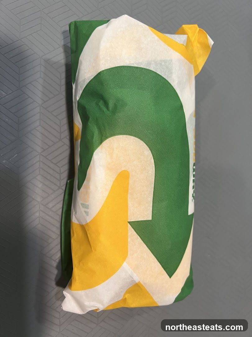 Subway Sandwich Wrapper