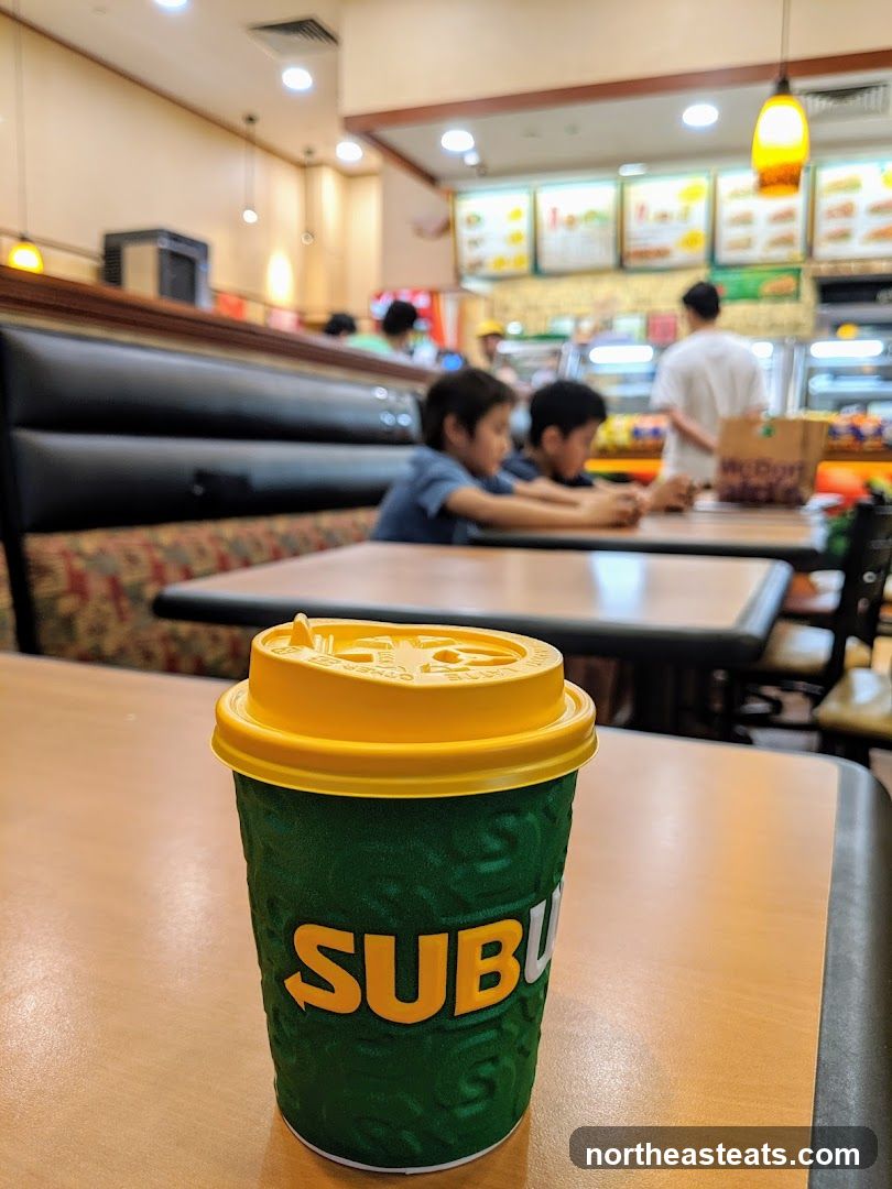 Subway Coffee Cup