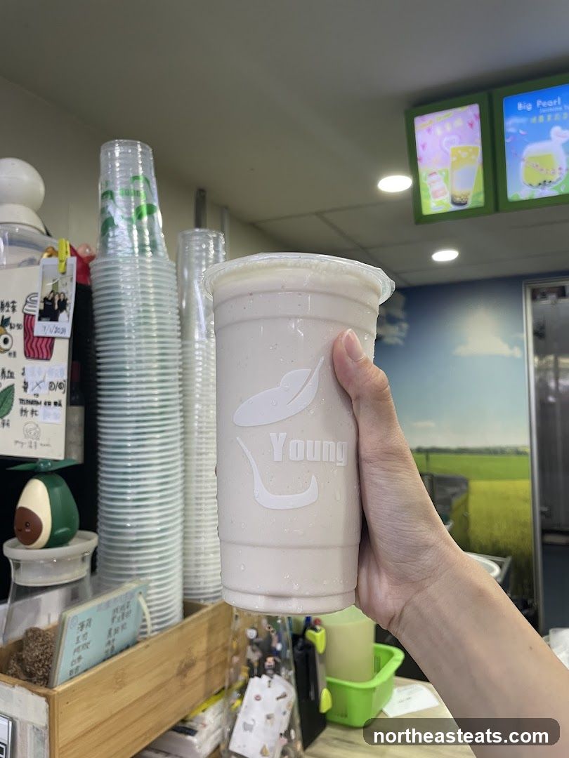 Person holding a beverage