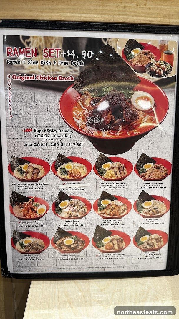 Ramen Menu