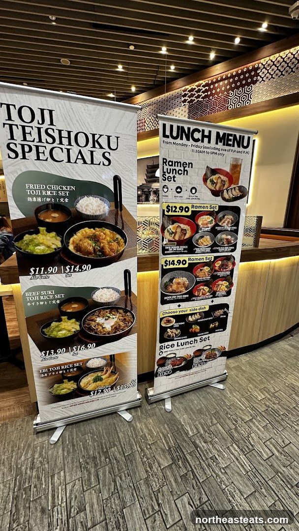TOJI TEISHOKU SPECIALS & LUNCH MENU
