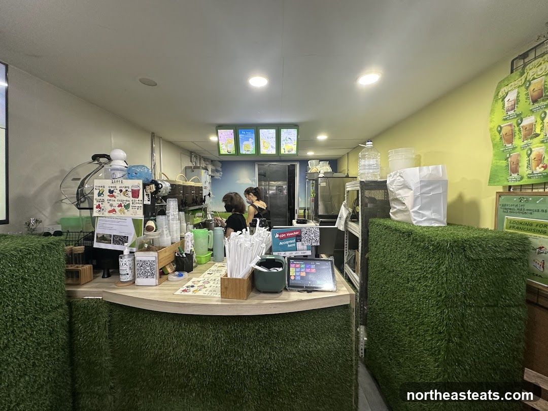 Bubble Tea Shop Counter