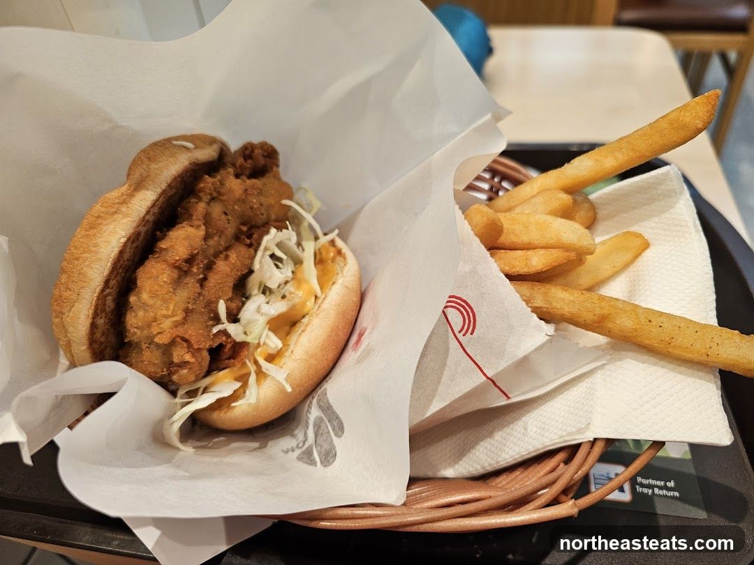 Fried Chicken Sandwich and Fries