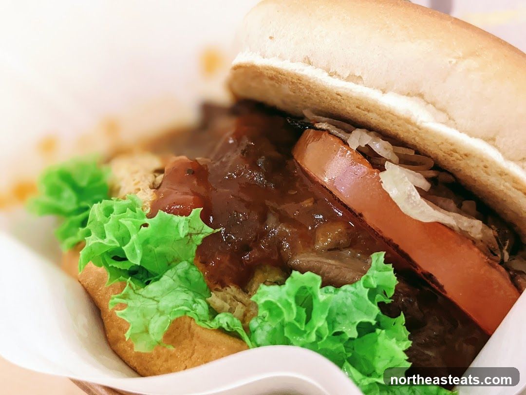 Burger with lettuce and sauce