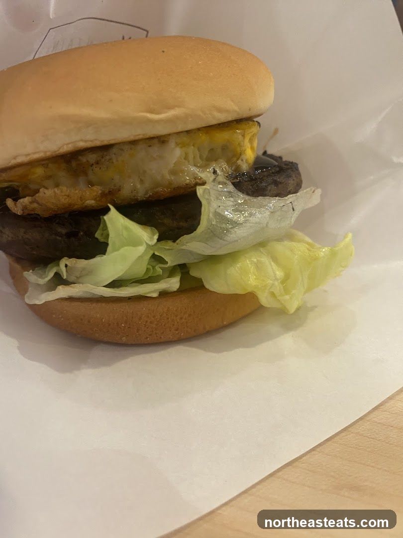 Burger with Egg