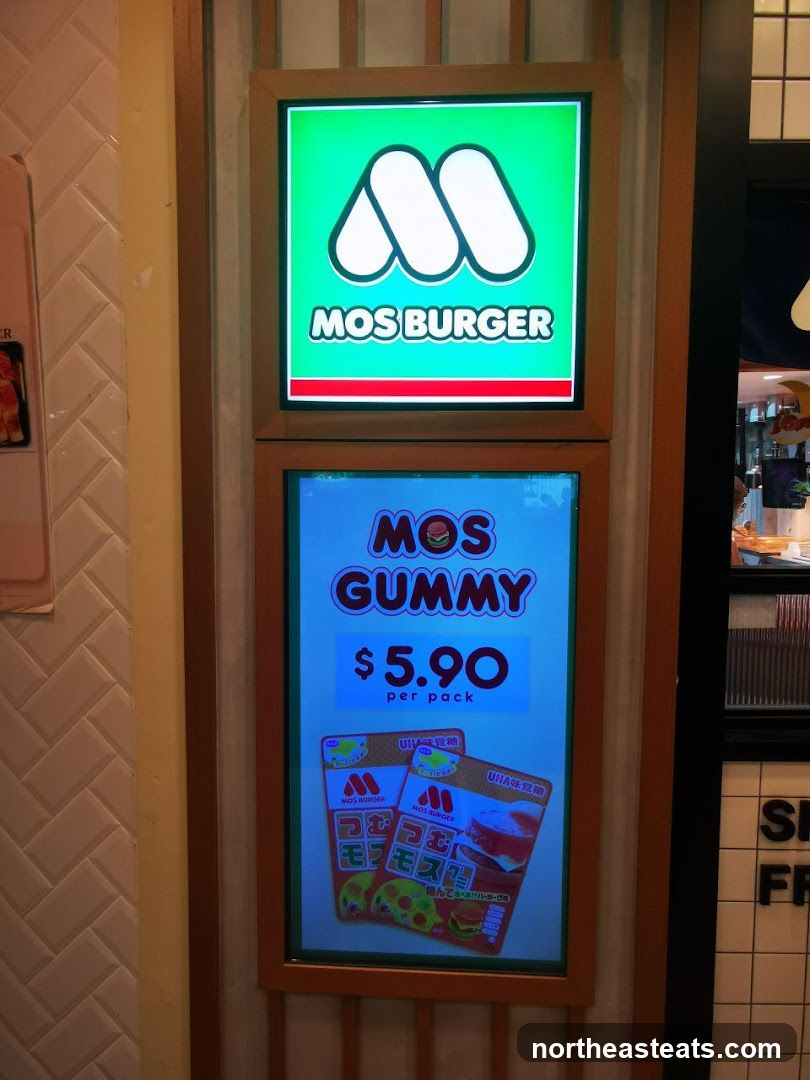 Mos Burger Gummy Promotion