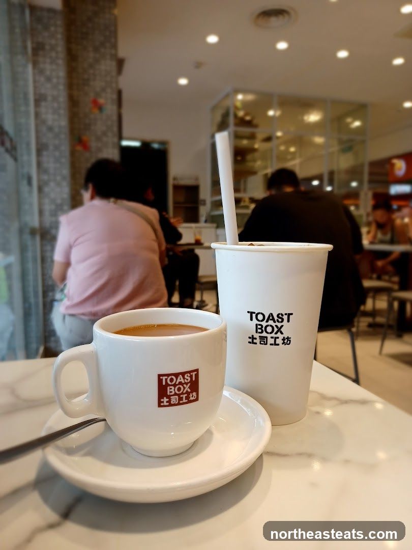 Coffee and Drink at Toast Box