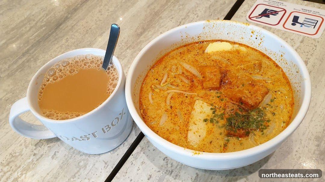 Laksa and Milk Tea