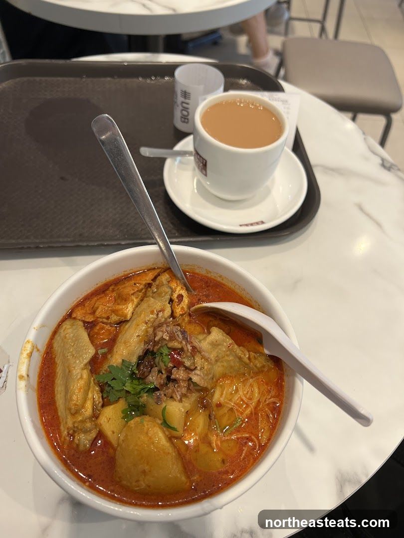 Curry Noodles and Tea