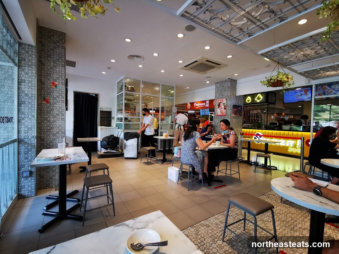 Restaurant Interior with Diners