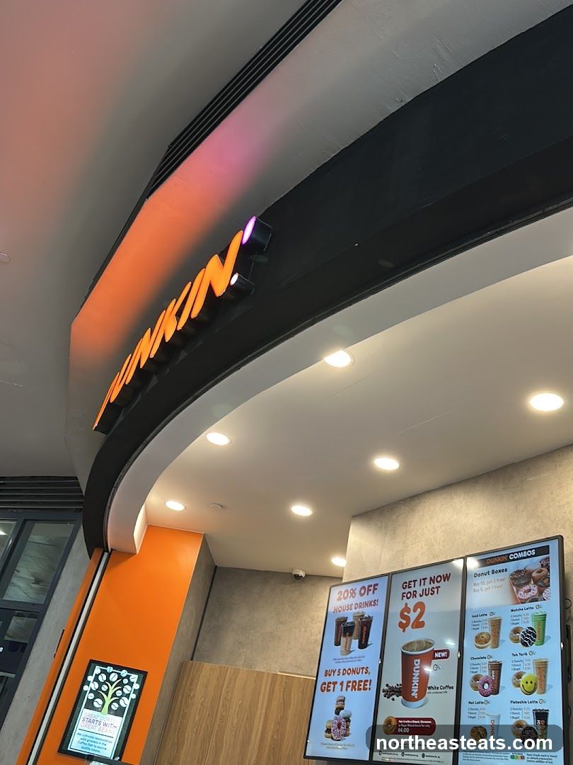 Dunkin' Donuts Menu and Signage