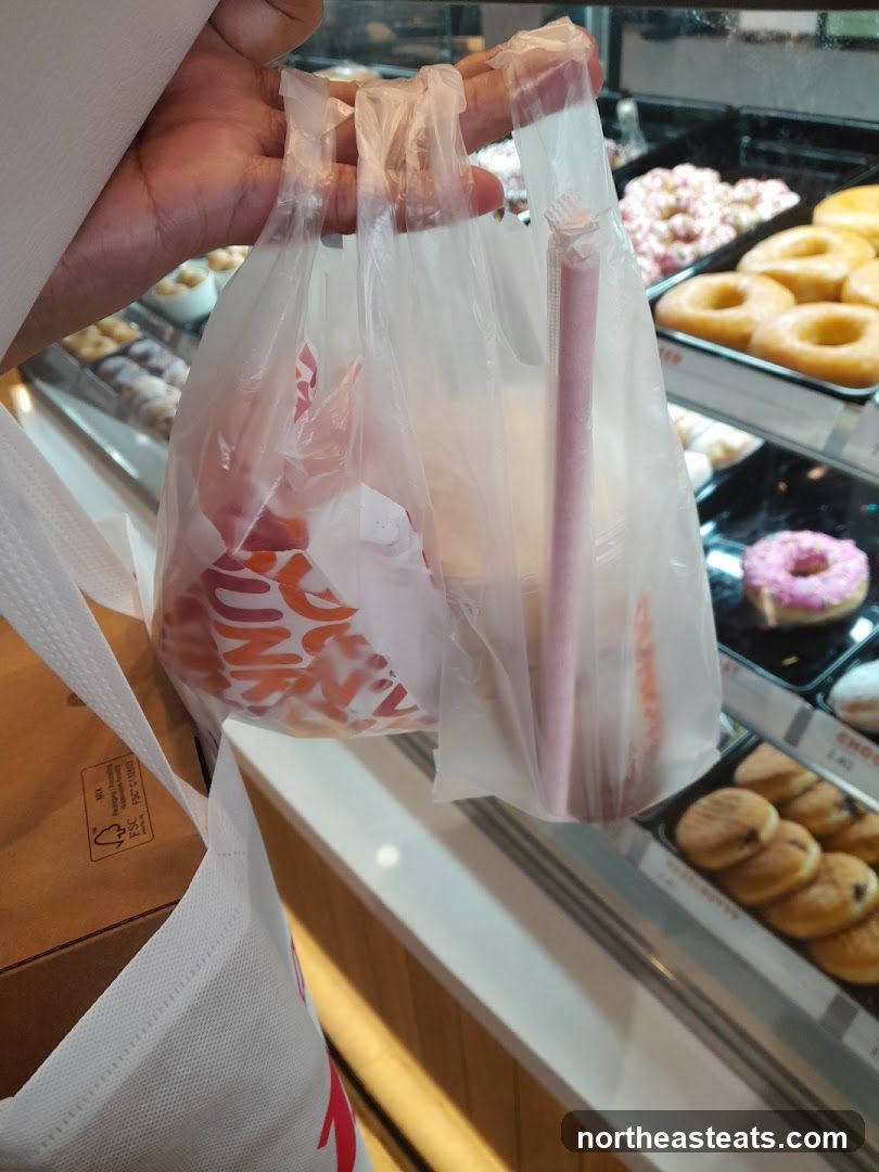 Dunkin' Donuts Bag and Display
