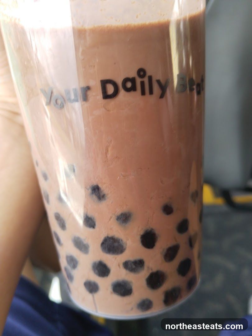 Chocolate Boba Drink