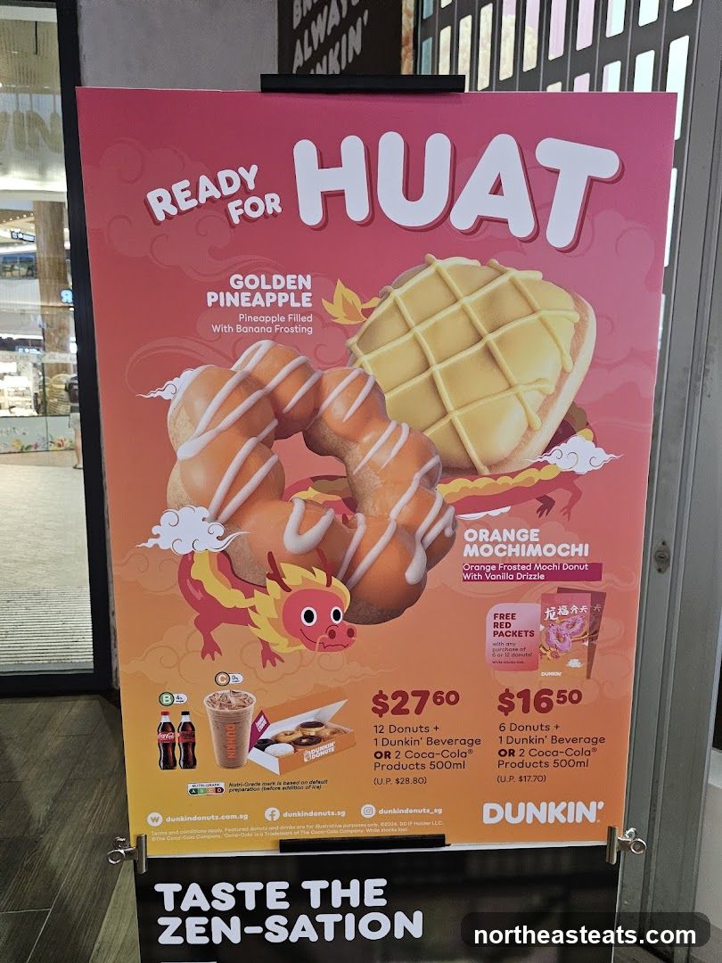 Dunkin' Donuts Lunar New Year Promotion