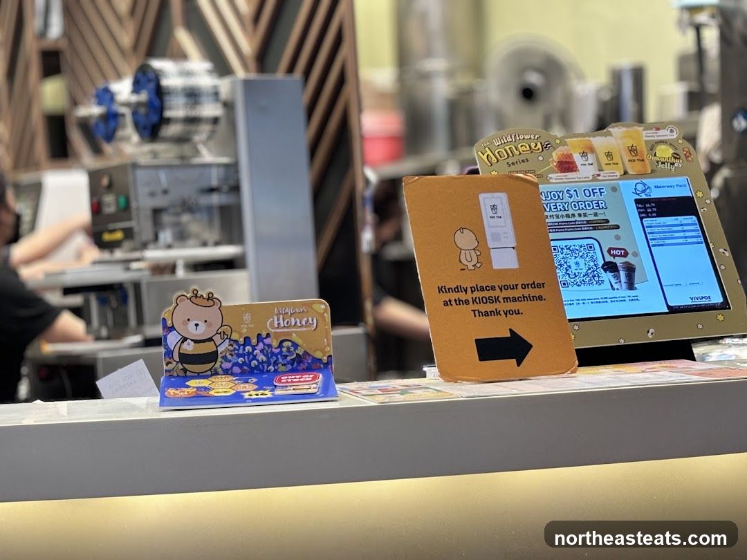 Order Kiosk and Honey Display