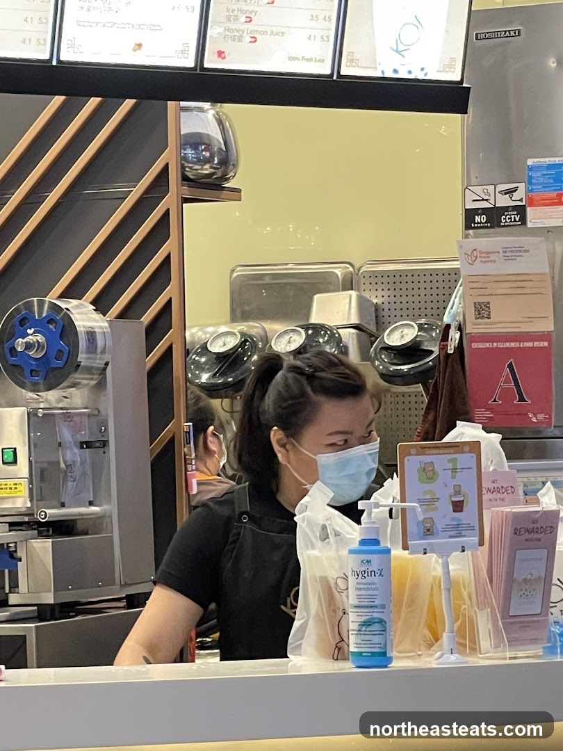 Bubble Tea Shop Counter