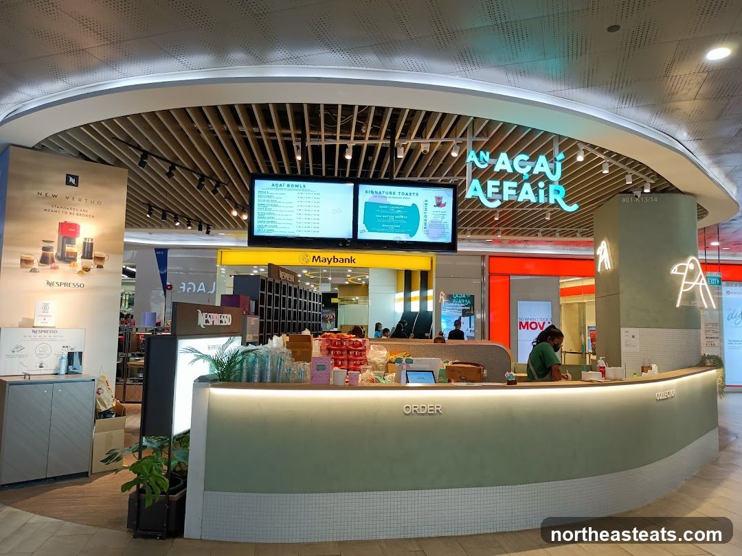 Acai Bowl and Toast Cafe Counter