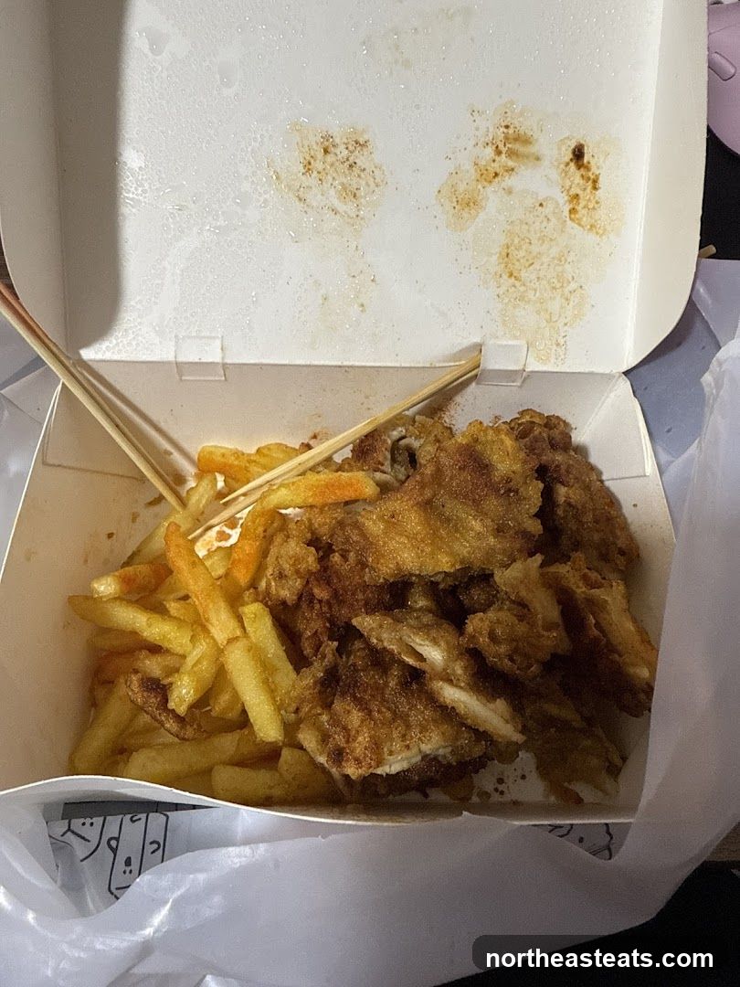 Fried Chicken and Fries