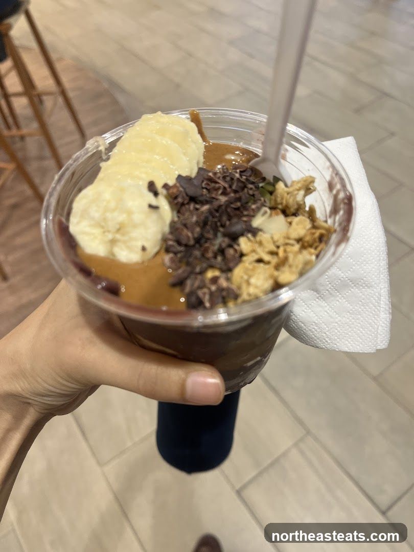 Acai Bowl with Banana and Granola