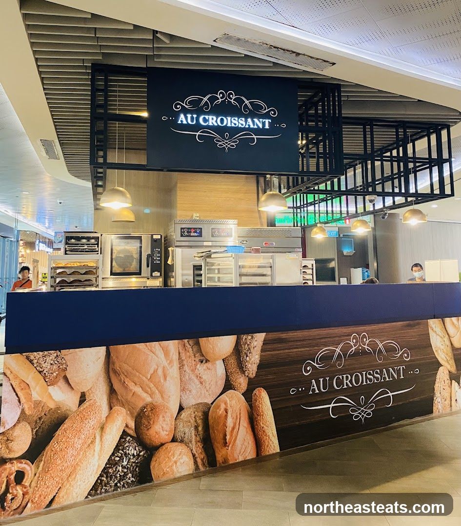 Bakery Counter with Bread Display