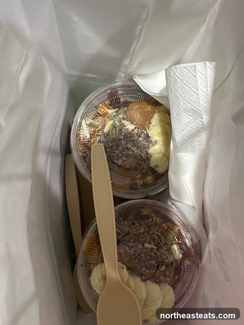 Two Acai Bowls in a Bag
