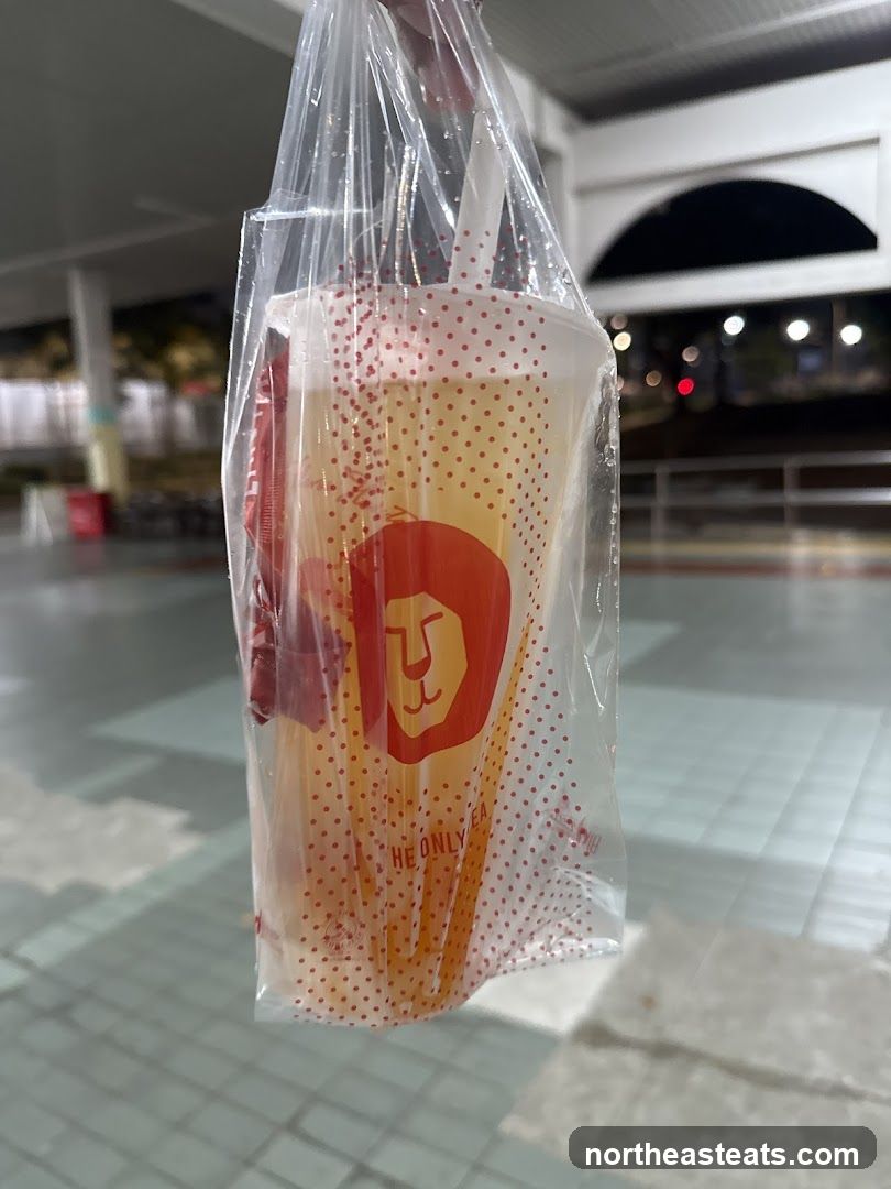Beverage in Plastic Bag
