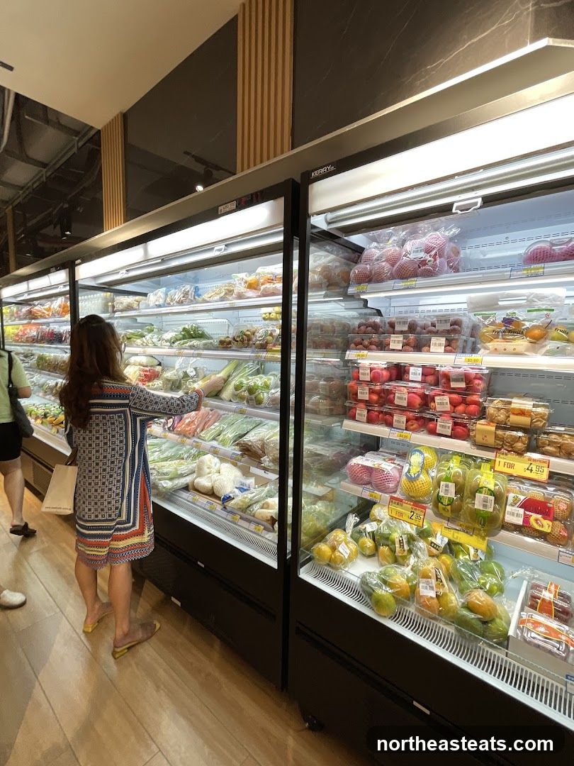 Supermarket Produce Section