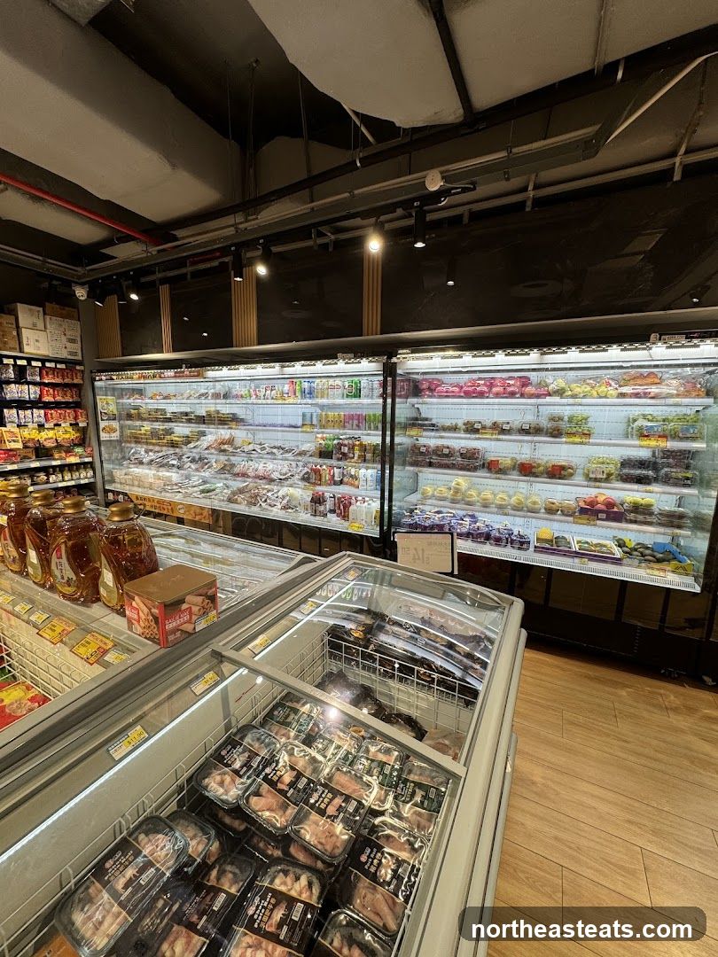 Refrigerated Display Cases in a Store